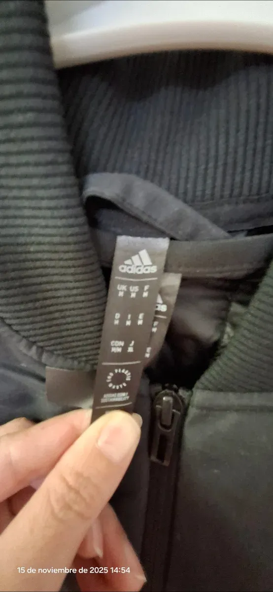 Abrigo Adidas Preto e Rosa para Real Madrid