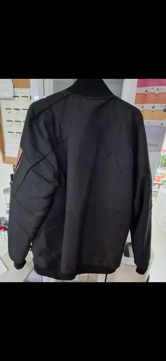 Abrigo Adidas Preto e Rosa para Real Madrid