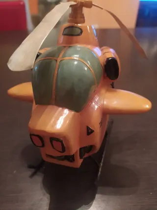 Salvadanaio elicottero arancione