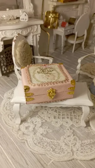 Valigetta piccola in miniatura Dollhouse 1:12