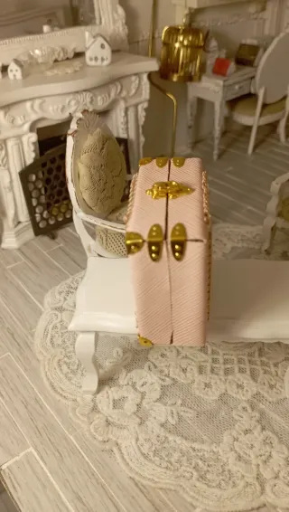 Valigetta piccola in miniatura Dollhouse 1:12