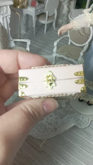Valigetta piccola in miniatura Dollhouse 1:12