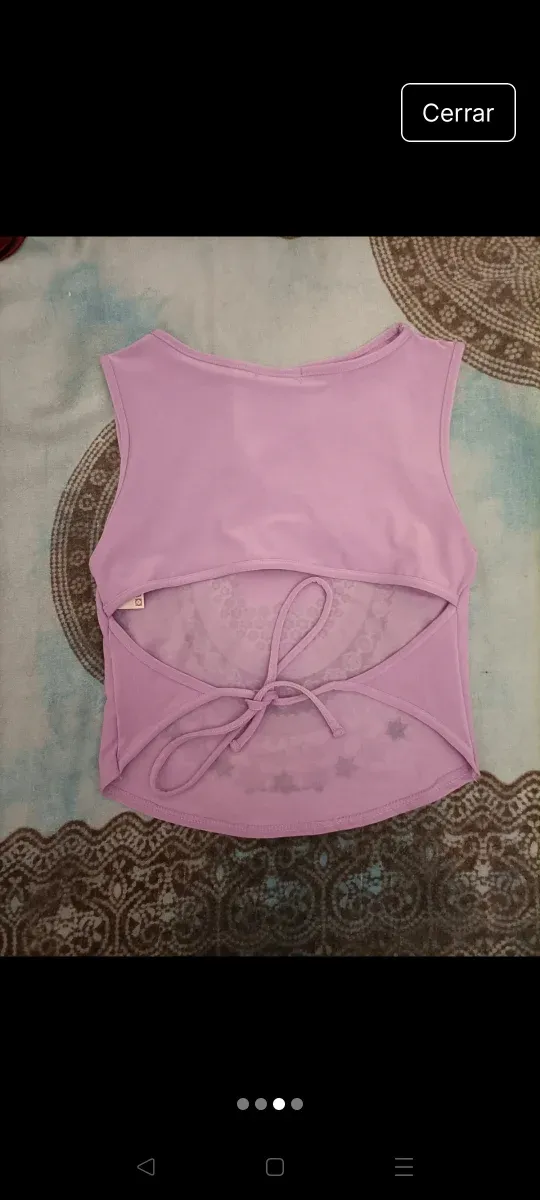 Camiseta sin mangas étnica