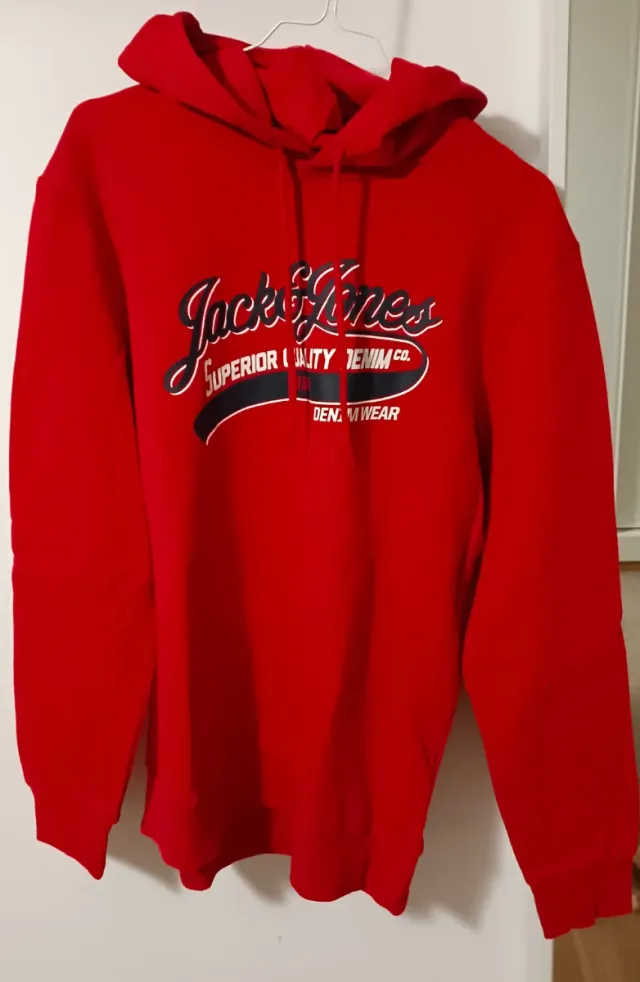 Sudadera Jack&Jones Roja con Capucha