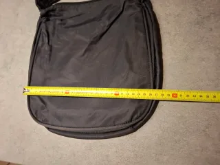 Borsa a tracolla Sisley grigio scuro tessuto