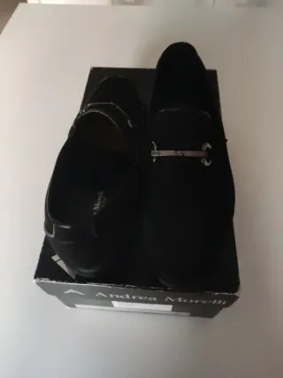 Mocassini uomo Andrea Morelli neri