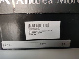 Mocassini uomo Andrea Morelli neri