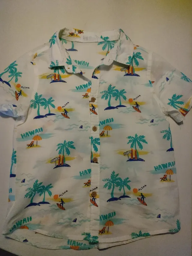 Camisa Hawaiana niño H&M