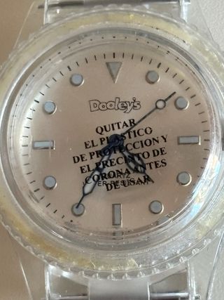 Reloj Dooley's Transparente