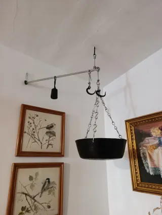 Báscula romana antigua