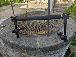 Barra centrale poggia canna da pesca