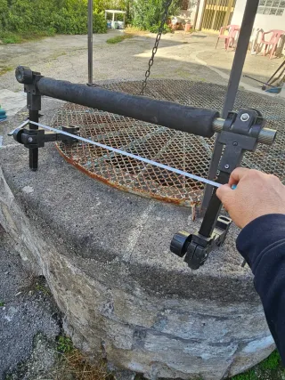 Barra centrale poggia canna da pesca