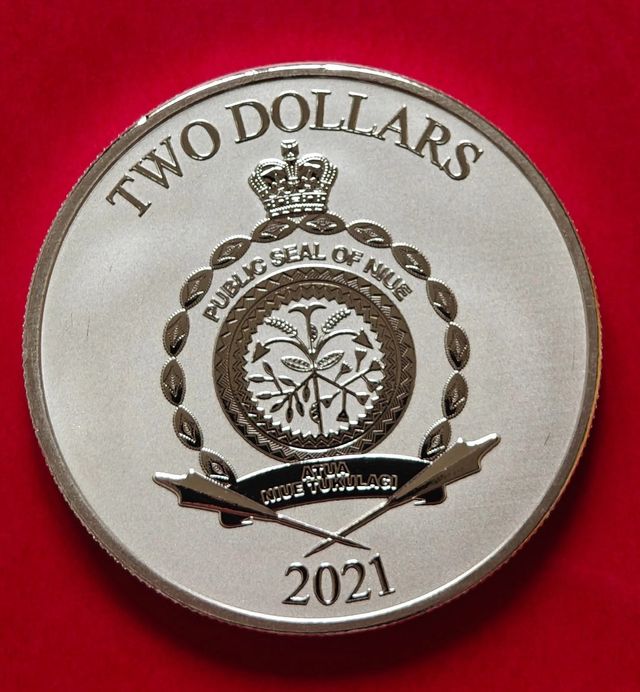 Moneda Niue 2021 The Mandalorian 1 oz plata 0.999