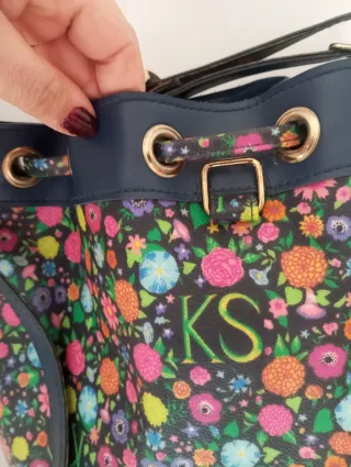 Borsa secchiello Ken Scott vintage floreale