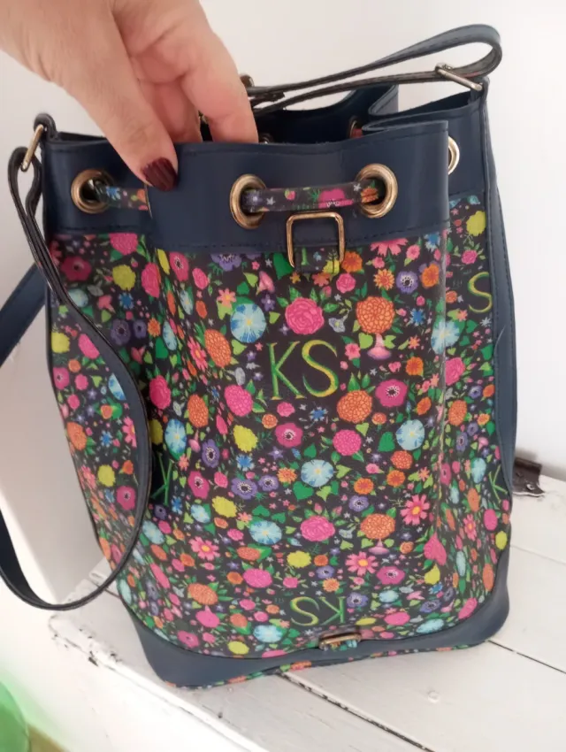 Borsa secchiello Ken Scott vintage floreale