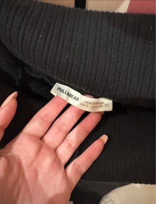 Vestido largo negro escotado