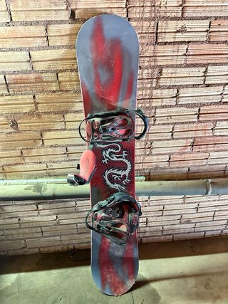 Tabla Snowboard con Fijaciones y Botas