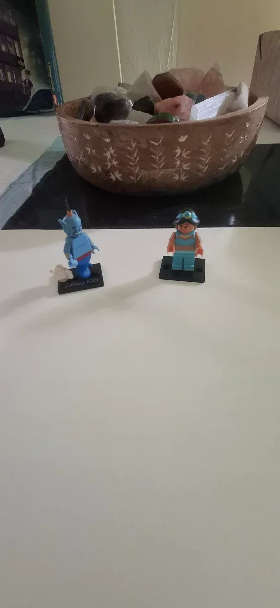 Figuras Lego Aladdín y Jasmín