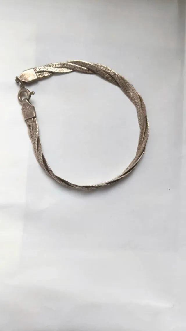 Bracciale Argento 925 Intrecciato