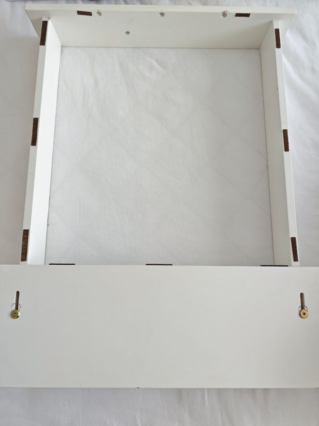 Cambiador vertical para cómoda blanco