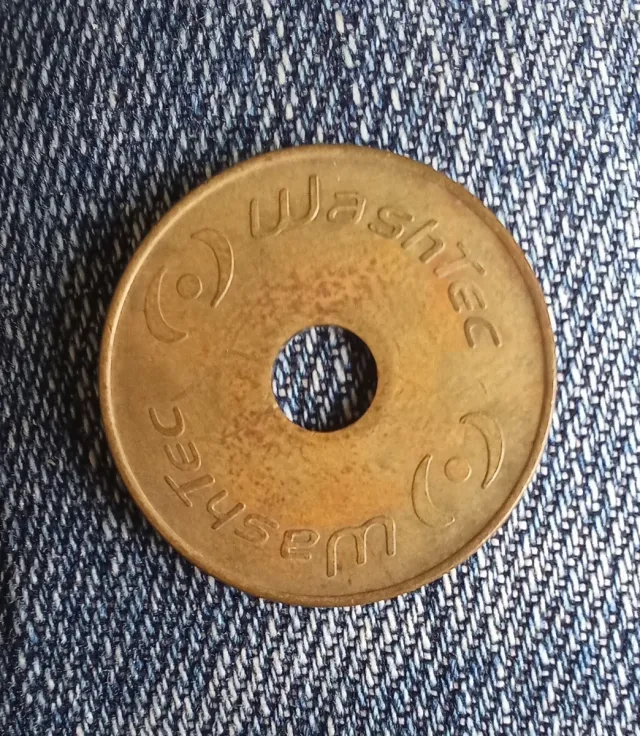 Ficha jeton lavadero coches WashTec Alemania