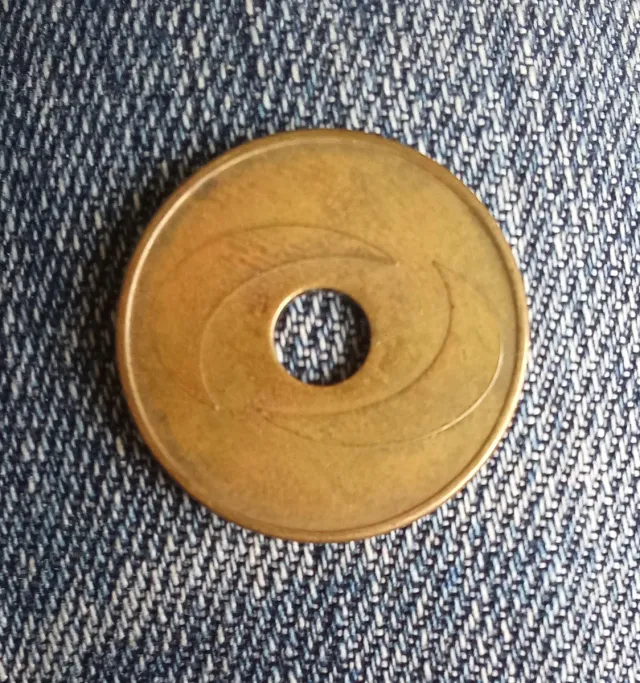 Ficha jeton lavadero coches WashTec Alemania