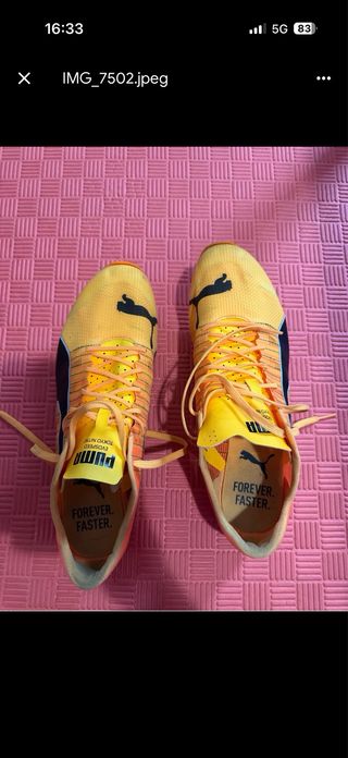 Puma Nitro EvoSpeed Zapatillas Running Naranja/Ama