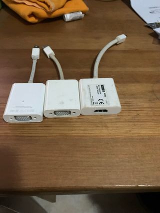 3 Adaptadores Apple Thunderbolt 2 a VGA y HDMI