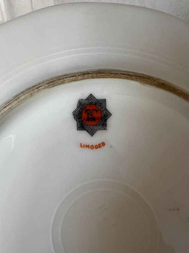 Piatto in porcellana Limoges - Come nuovo