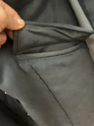 Giacca Armani Jeans pelliccia sintetica grigia