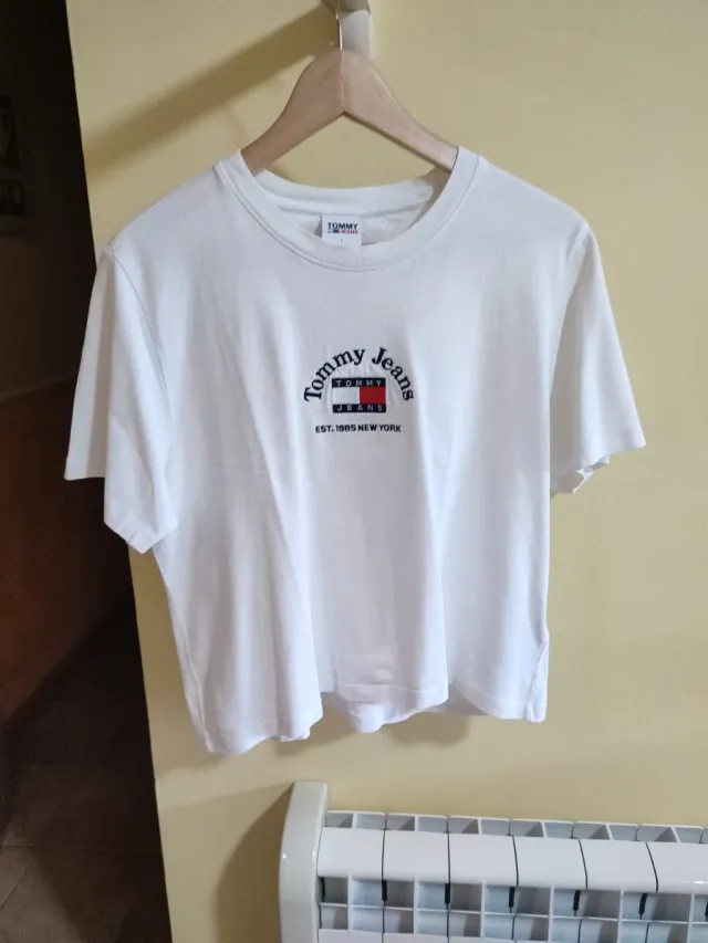 Camiseta Tommy Jeans Blanca Talla S