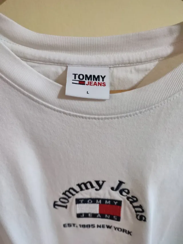 Camiseta Tommy Jeans Blanca Talla S
