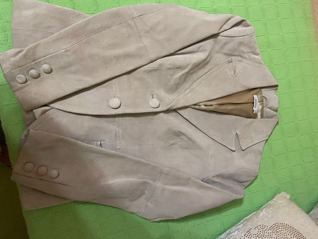 Chaqueta Blanco ante beige Talla M