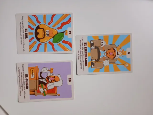 Cartas IllloJuan El Sol, El Juicio, El Emperador