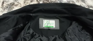 Abrigo negro doble botonadura. Talla M