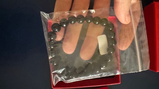 Pulsera Ágata Negra China Gold Nueva