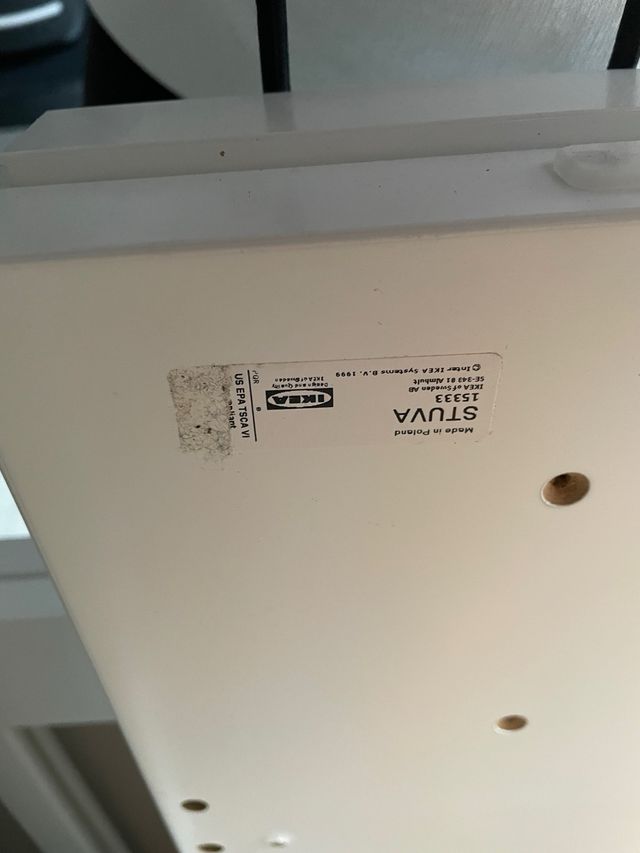 Cuna IKEA STUVA,una madera rota, resto perfecto.