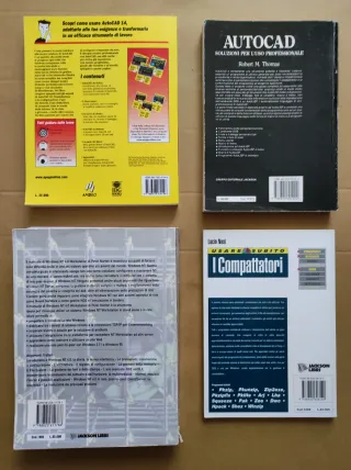 Lotto 12 manuali informatici vintage anni '90