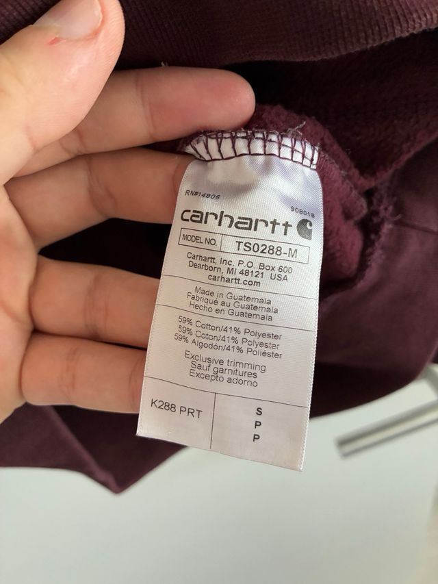 Sudadera Carhartt Burdeos Talla S