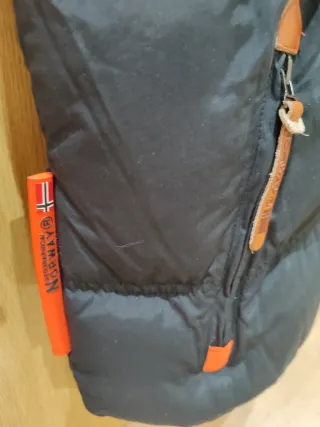 Chaleco Geographical Norway Negro Hombre