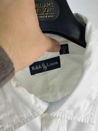 Camicia Ralph Lauren Bianca Taglia 3XL