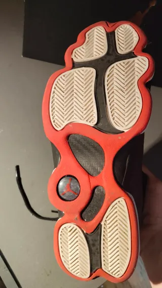 Jordan 6 Talla 41 Negro Rojo