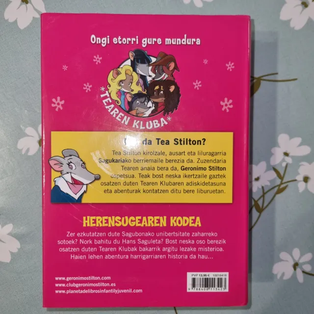 Libros "Tea Stilton" Dos en Euskera y español