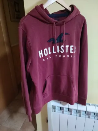 Sudadera Hollister Granate