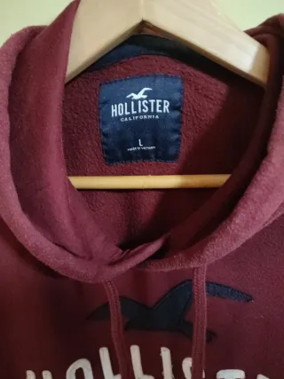 Sudadera Hollister Granate