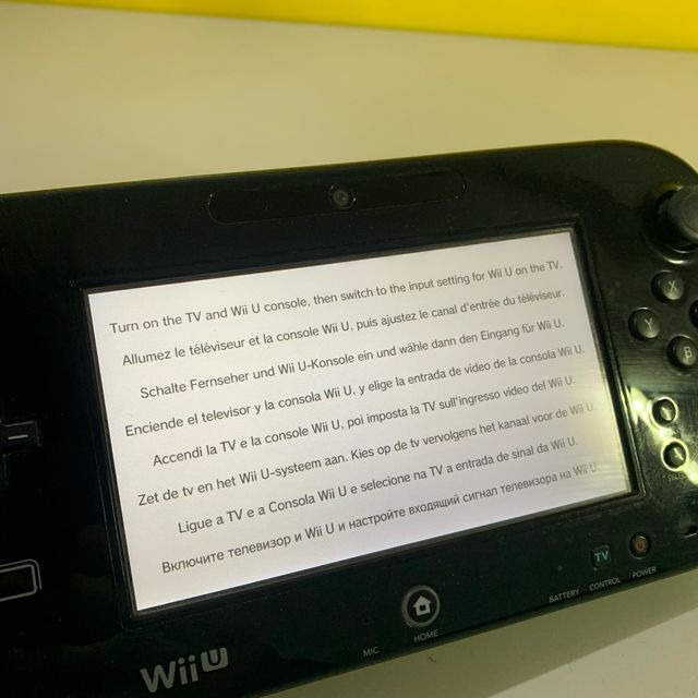 Nintendo Wii U Console Nera Completa