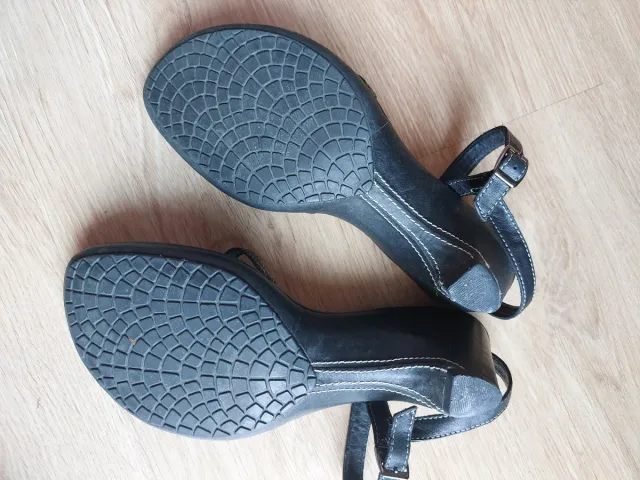 Sandalias Clarks Mujer Negras