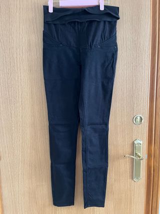 Pantalón premamá negro talla 36