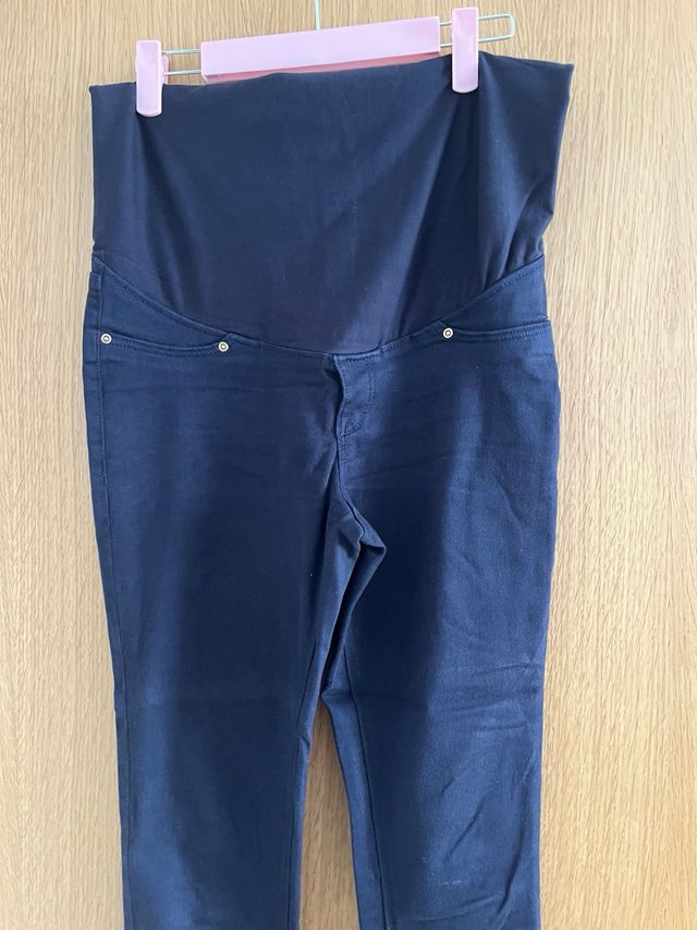 Pantalón premamá negro talla 36