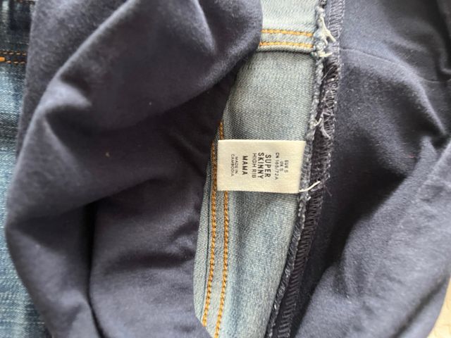 Pantalón premamá negro talla 36